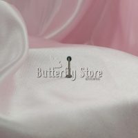 Piercing Mentón Con Bolitas Lineas Negras y Blancas (251)