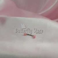 Piercing Ceja Con Puntas Rosa (268)
