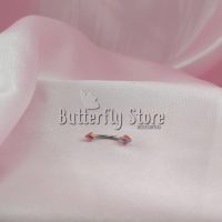 Piercing Ceja Con Puntas Lineas (272)