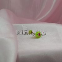 Piercing Ombligo Bolas Acrílico Verde/Blanco Conejo (298)