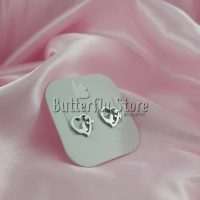 Aro Mini Corazón y Mariposa