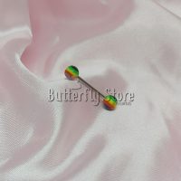 Piercing Lengua Rasta 1.5cm (434)