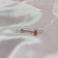 Piercing Lengua Perla Chata Roja (458)