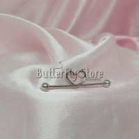 Barra Corazon Plateada (580)