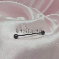 Barra Punta Circular Negra 5cm (582)