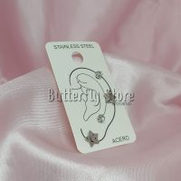 Blister Pares de Aros Estrellas Sonrientes (900)