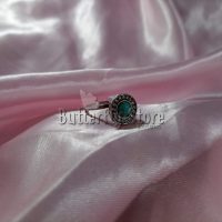 Anillo Centro Turquesa con Strass (varias medidas)