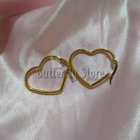 Argolla Corazon Dorado 3cm (1393)