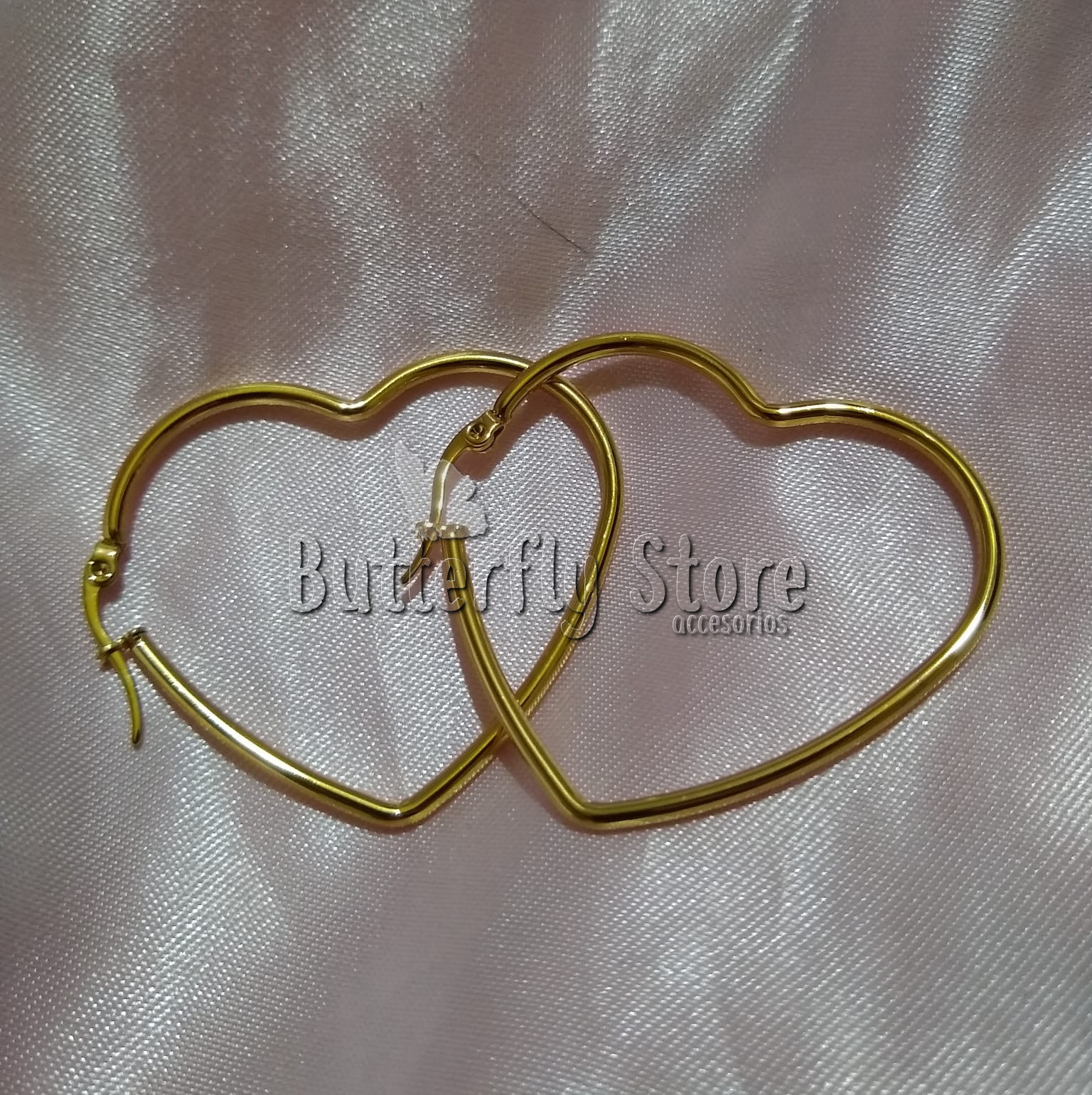 Argolla Corazon Dorada 4.5cm (1395)