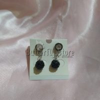 Aro Colgante Bola de Fuego Negra (1544)