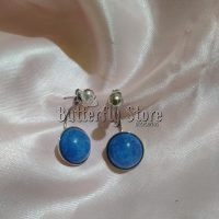 Aro Colgante Piedra Azul (1624)