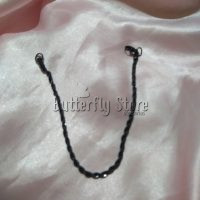 Pulsera Espiga 0.6mm 20cm Negra (619)