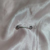 Piercing Lengua Acrilico Negro (822)