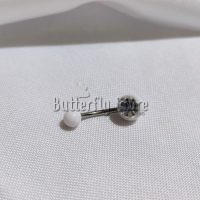 Ombligo Blanco Con Perla (757)