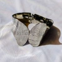 Pulsera Labrada Ancha Acero (665)