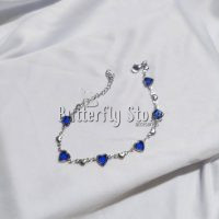 Pulsera Corazones Azules (683)